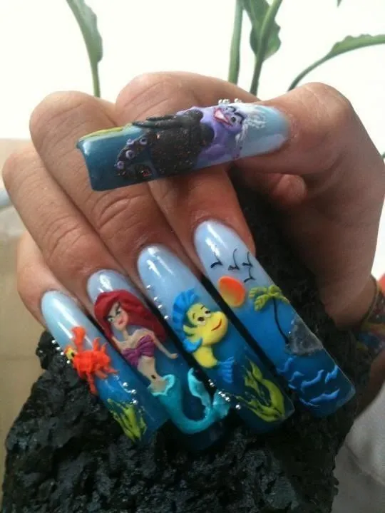 Uñas esculturales y en 3 d - Imagui