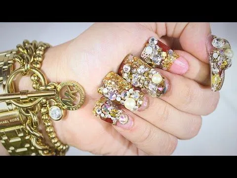 Uñas Estilo Sinaloa : Chacalosas y Glamurosas 2015 - YouTube