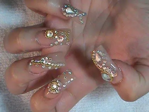 Uñas Estilo Sinaloa o Decoden - YouTube