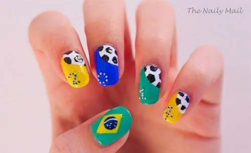 uñas al estilo single on Pinterest | Christmas Nail Art, Google ... uñas al estilo single on Pinterest | Christmas Nail Art, Google ...