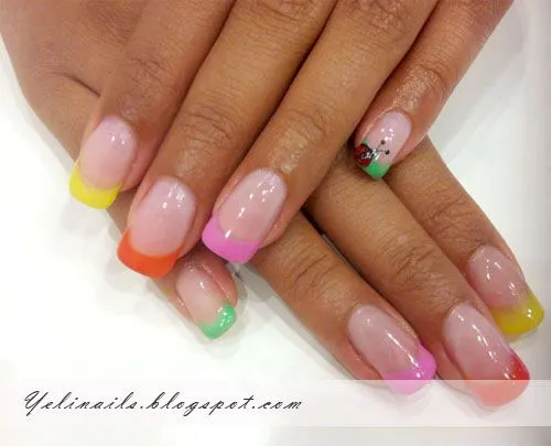 Uñas de gel de colores | Flickr - Photo Sharing! Uñas de gel de colores | Flickr - Photo Sharing!
