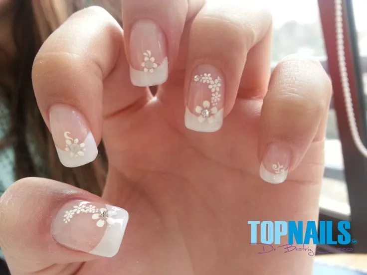 Uñas Gel Francesas para Novia www.topnails.cl Cel:94243426 ... Uñas Gel Francesas para Novia www.topnails.cl Cel:94243426 ...