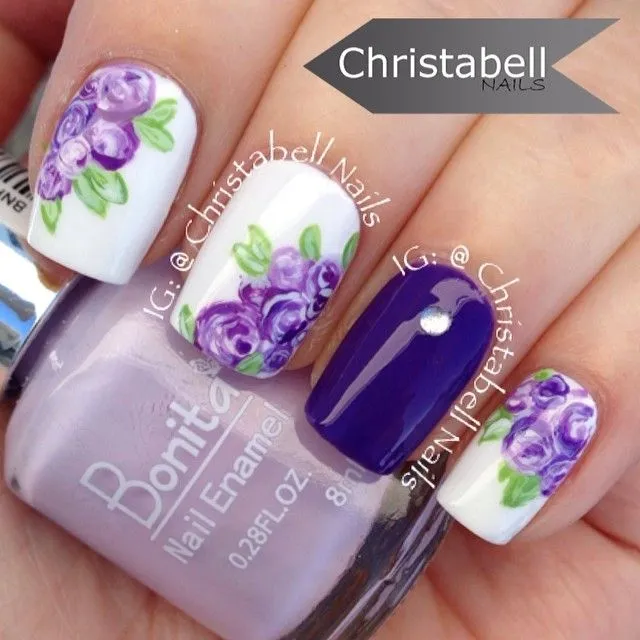 Uñas hermosas decoradas 2014 - Imagui