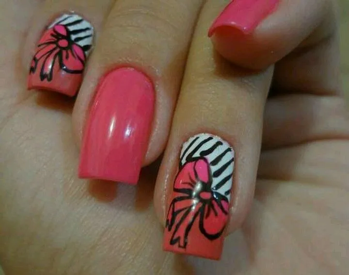 Uñas de mano alzada. Con moños,lazos | Uñas | Pinterest Uñas de mano alzada. Con moños,lazos | Uñas | Pinterest