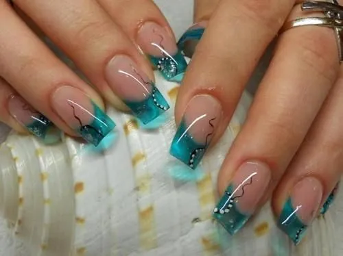 uñas on Pinterest | Nailart, Glitter Gel Nails and Nail Art