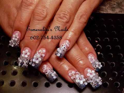 UÑAS EN PHOENIX AZ ESTILOS VARIADOS - YouTube