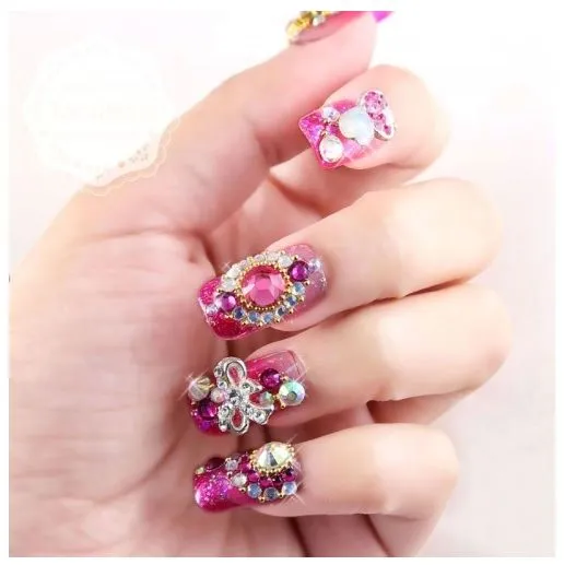Uñas con piedras 2015 - Imagui