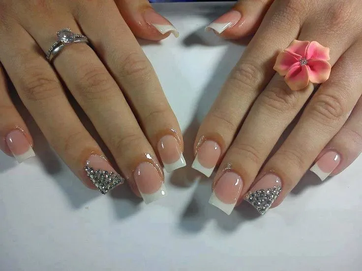 Uñas con piedritas | Uñas | Pinterest