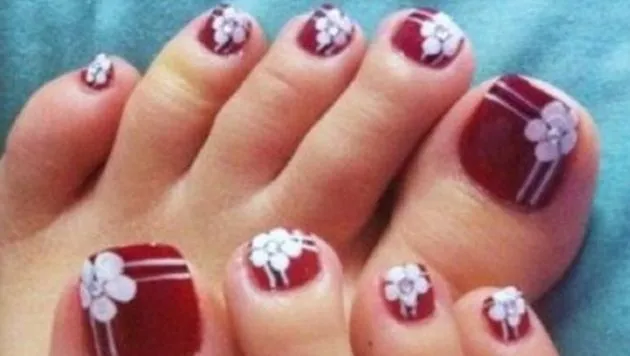 Uñas de los pies decoradas con flores « Ideas & Consejos - Ideas ...