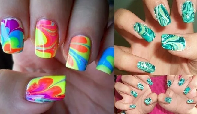 Uñas pintadas con Agua | Manicura | Pinterest Uñas pintadas con Agua | Manicura | Pinterest