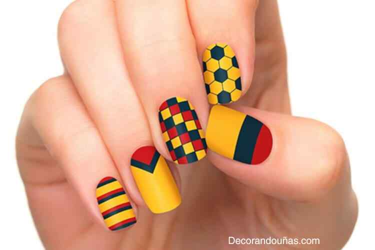 Uñas pintadas del mundial 2014 – 40 fotos | Decoración de Uñas ...