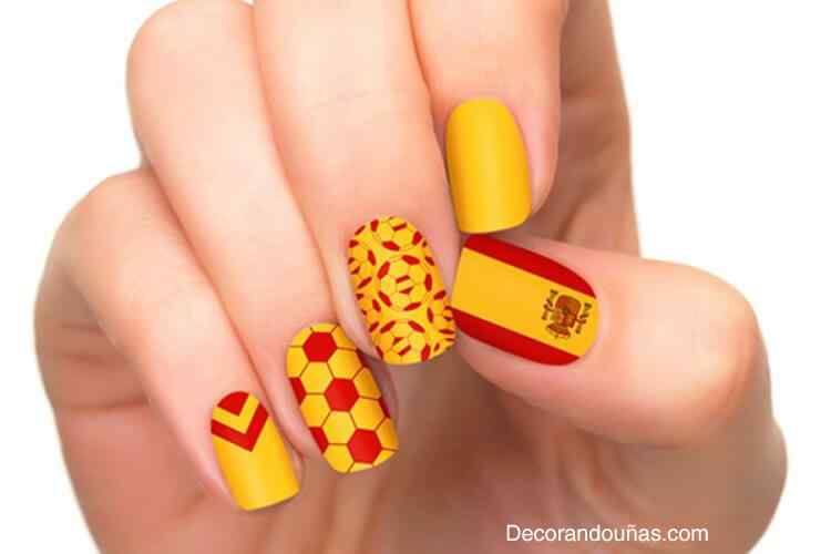 Uñas pintadas del mundial 2014 – 40 fotos | Decoración de Uñas ...
