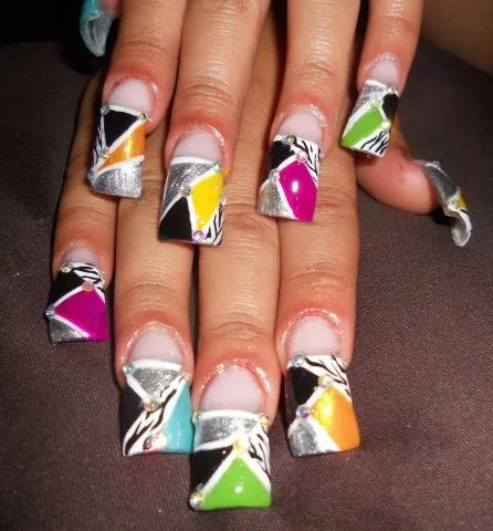 Uñas postizas de cristal - Imagui