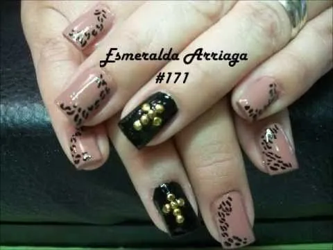 Uñas con remaches y balines 2013 ESMERALDA ARRIAGA - YouTube