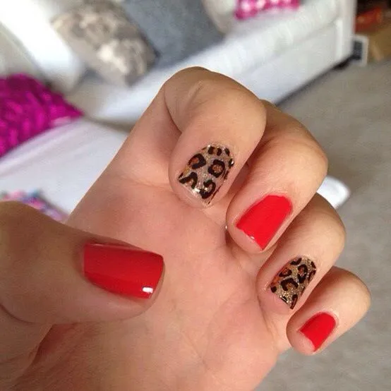 uñas rojas on Pinterest | Color Block Nails, Ladybugs and Nails uñas rojas on Pinterest | Color Block Nails, Ladybugs and Nails