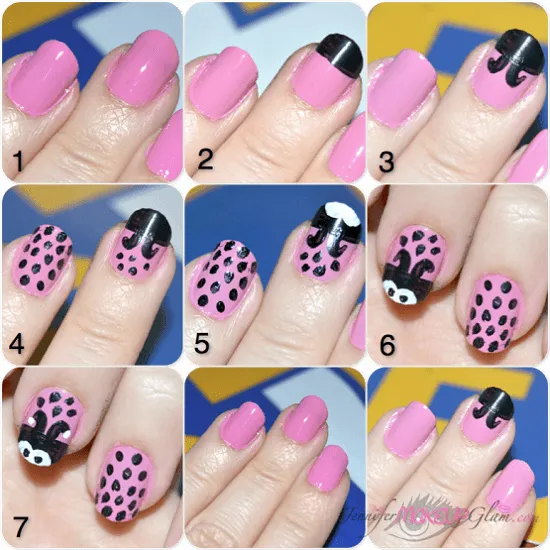 Uñas super graciosas decoradas con mariquitas | Decoración de Uñas ... Uñas super graciosas decoradas con mariquitas | Decoración de Uñas ...