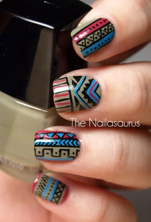 Uñas tribal on Pinterest