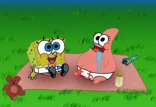 Bob Esponja bebé triste - Imagui