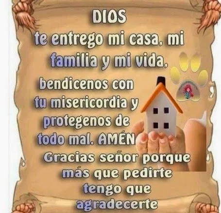 ÚNETE SI TE GUSTA AMAR: Oración por protección de mi Casa y mi Familia ÚNETE SI TE GUSTA AMAR: Oración por protección de mi Casa y mi Familia