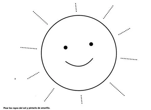 Imagenes de preescolar para colorear sol - Imagui Imagenes de preescolar para colorear sol - Imagui