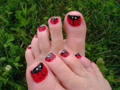 Todo Unhas: Diseños de Uñas para Manos y Pies de Mariquitas ... Todo Unhas: Diseños de Uñas para Manos y Pies de Mariquitas ...