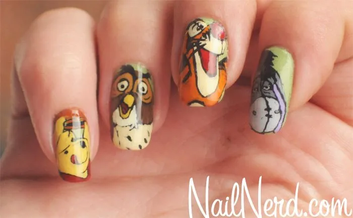 Todo Unhas: Diseños de Uñas de Winnie the Pooh Todo Unhas: Diseños de Uñas de Winnie the Pooh
