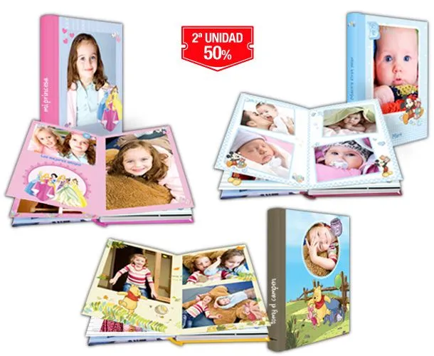 Segunda unidad al 50% en álbumes de fotos Disney Segunda unidad al 50% en álbumes de fotos Disney