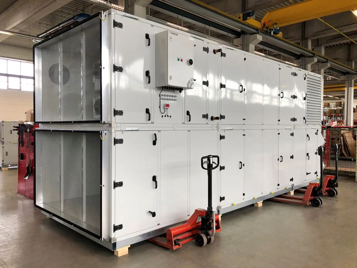Unidad de tratamiento de aire para fábrica de vagones Unidad de tratamiento de aire para fábrica de vagones