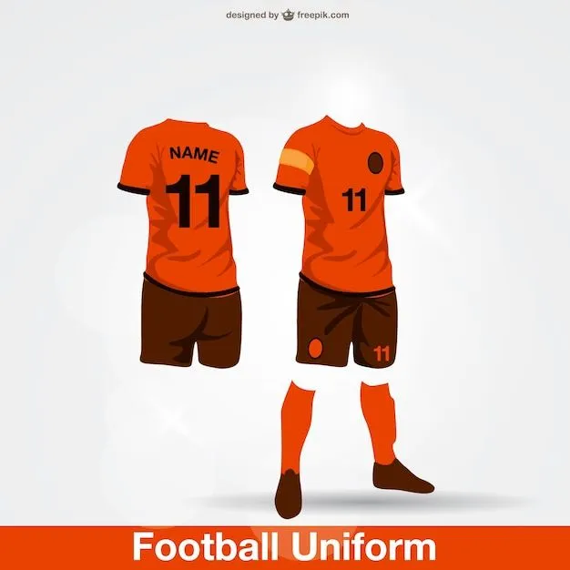 Uniforme de fútbol | Descargar Vectores gratis