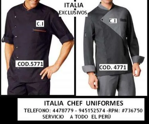Uniformes para chef - Lima, Perú - Ropa / Accesorios Uniformes para chef - Lima, Perú - Ropa / Accesorios
