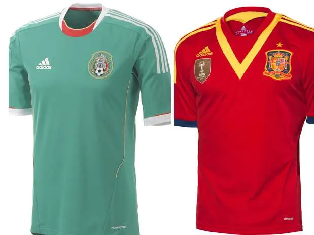 Uniformes de México y España para Copa Confederaciones - Terra México Uniformes de México y España para Copa Confederaciones - Terra México