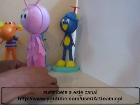 UNIQUA BACKYARDIGANS FOFUCHA EN FOAMI O GOMA EVA DECORACION PARA ...
