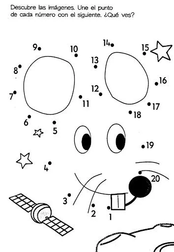 UNIR PUNTOS DIBUJOS PARA PRACTICAR TRAZOS DE UNIRPUNTOS