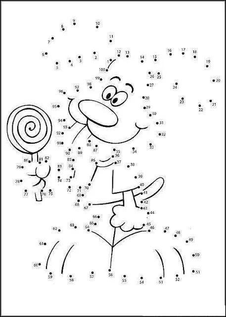 Unir puntos para formar letras - Imagui