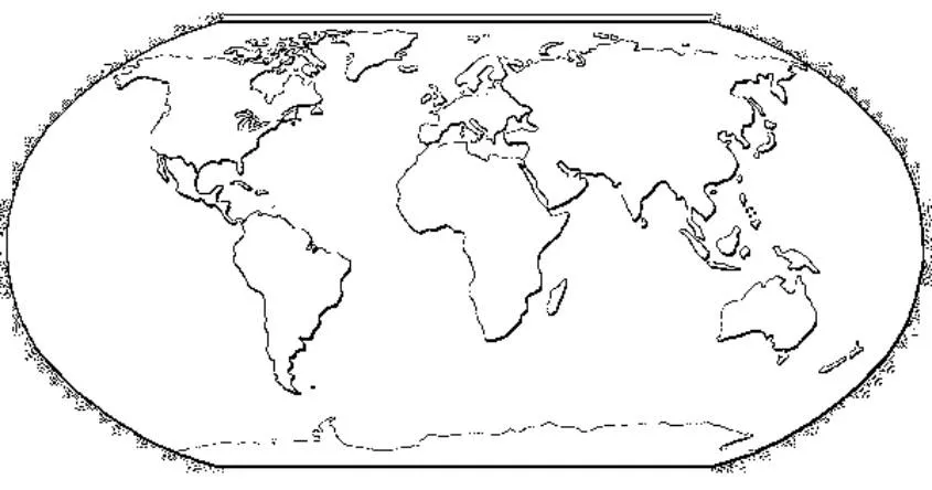 Planisfero da stampare - Imagui