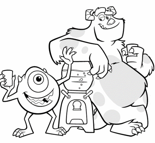 De Monster University Para Colorear E Imprimir Monstruos Para