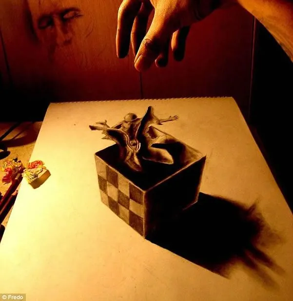 UNIVERSO aRo: IMPRESIONATES DIBUJOS EN 3D HECHOS A LAPIZ