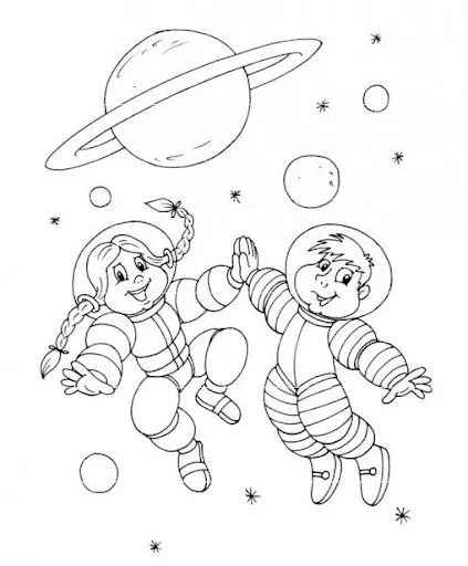 UN UNIVERSO DE ASTRONAUTAS PARA PINTAR