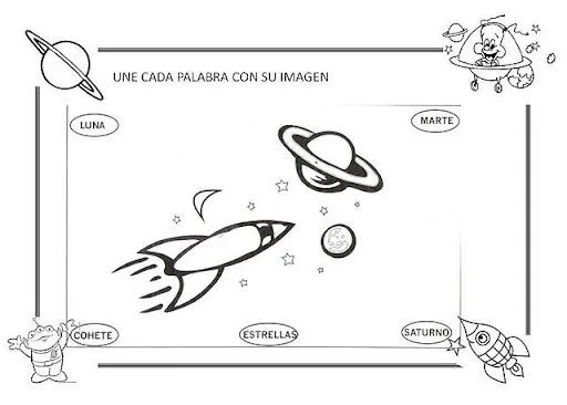 FICHAS DEL UNIVERSO PARA NIÑOS