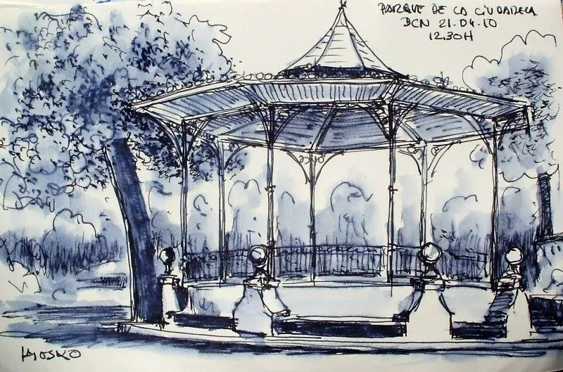 Urban Sketchers Spain. El mundo dibujo a dibujo.: PARQUE DE LA ...