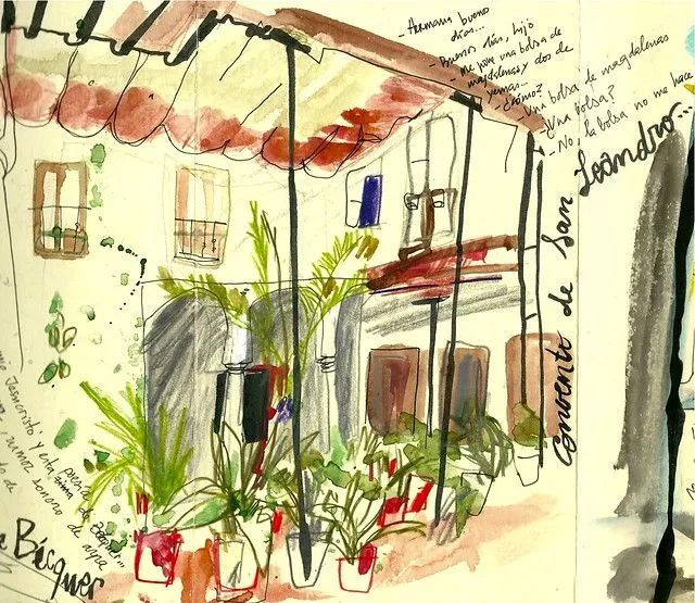 Urban Sketchers Spain. El mundo dibujo a dibujo.: Patios y ...