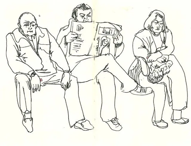 Urban Sketchers Spain. El mundo dibujo a dibujo.: Salas de espera