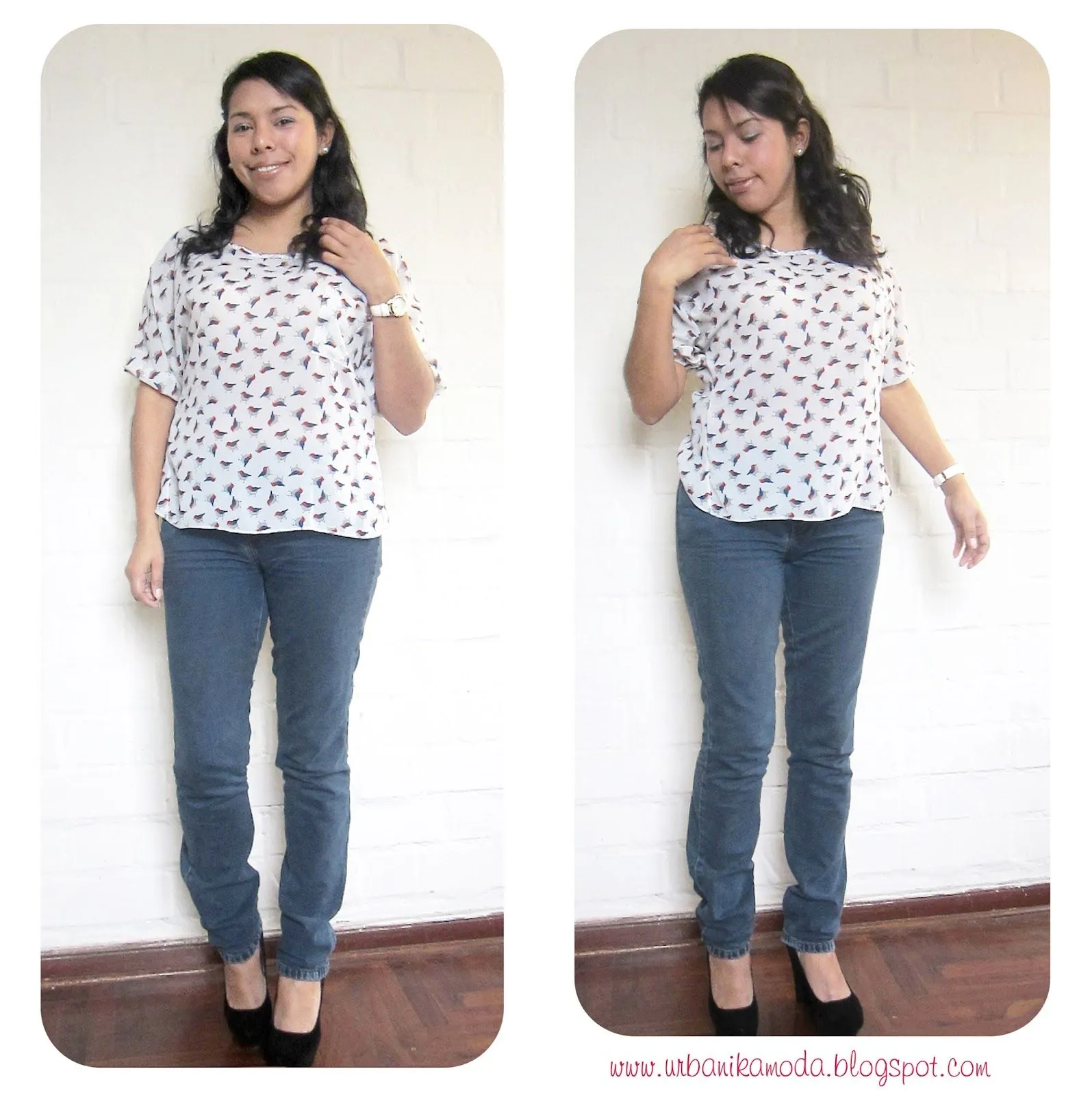 Urbanika Moda: Blusa de pajaritos / Birds Blouse Urbanika Moda: Blusa de pajaritos / Birds Blouse