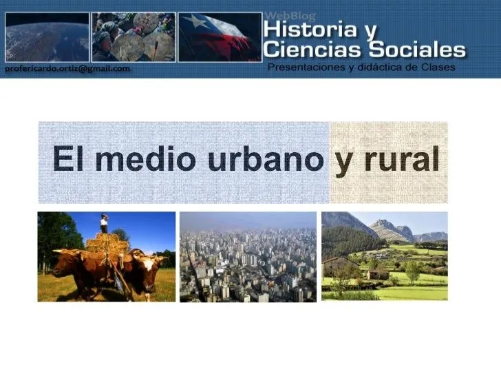 El Medio Urbano Y Rural