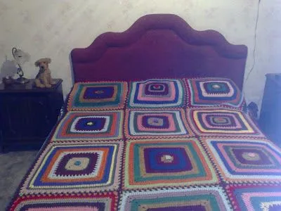 Tejidos a crochet colchas - Imagui