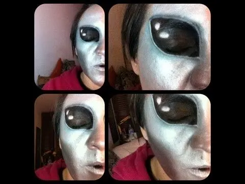 Maquillaje marciano para niños - Imagui