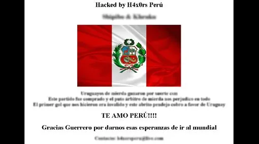 Uruguay sufrió el 'hackeo' de la web de su Ministerio de Deportes ... Uruguay sufrió el 'hackeo' de la web de su Ministerio de Deportes ...