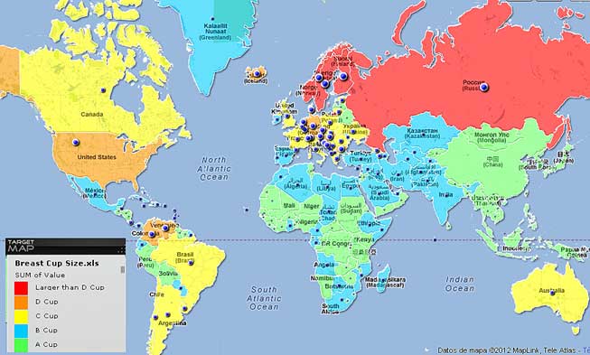 Planisferio con los nombres de paises - Imagui