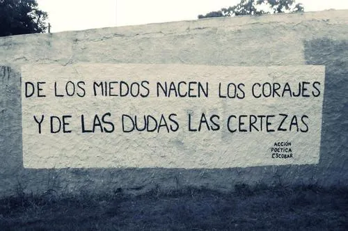Usando Tu Imaginación: Acción Poetica Escobar: Los Miedos