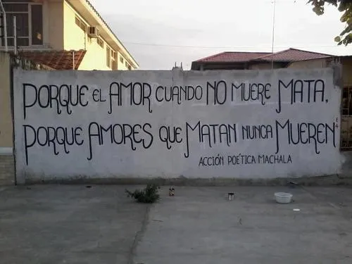 Usando Tu Imaginación: Acción Poética Machala: Amores que matan